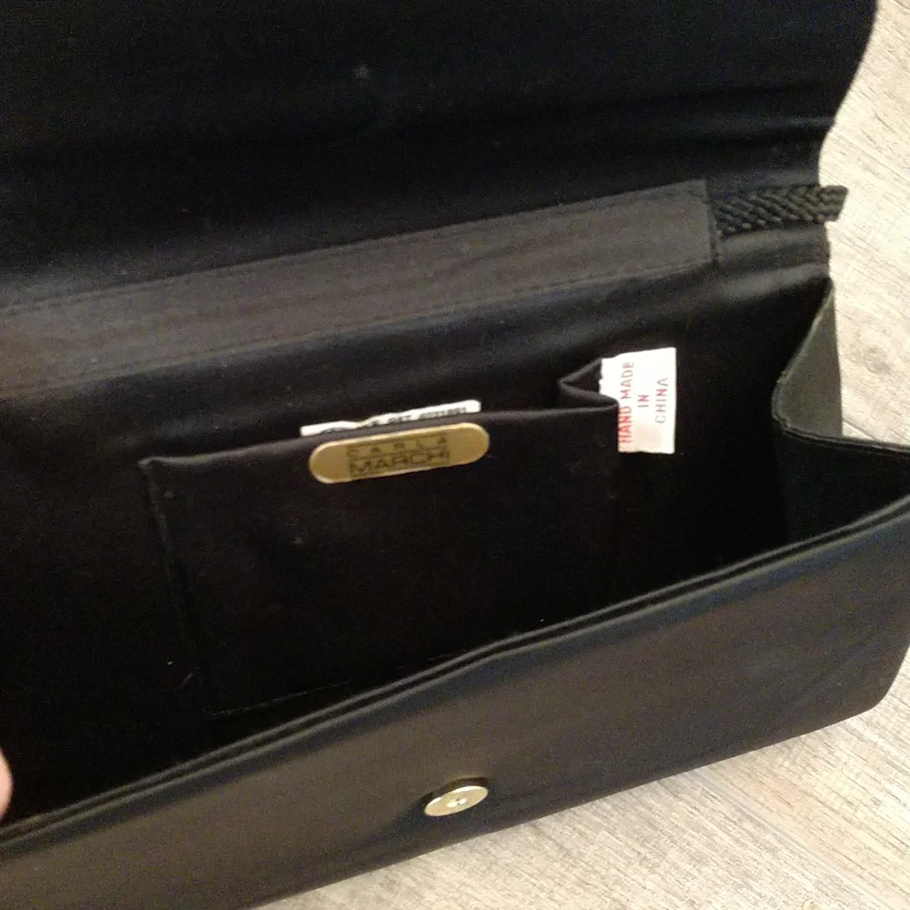 Carla Marchi Women’s Crossbody Black Dress‎ Purse